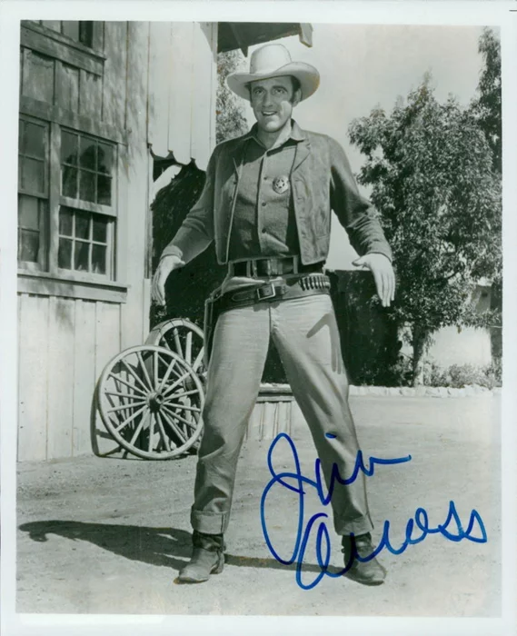 James Arness autograph