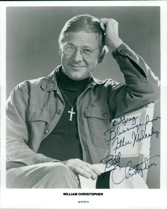 William Christopher autograph