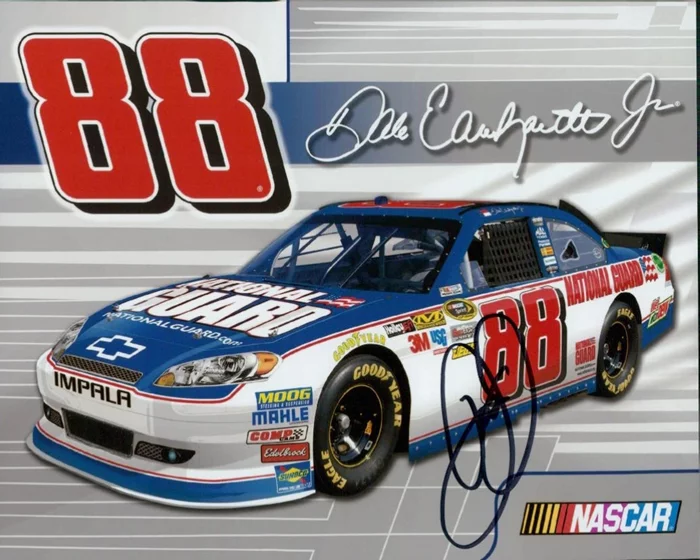 Dale Jr. Earnhardt autograph