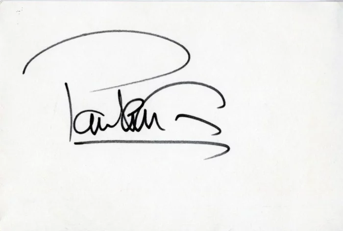 Paul Newman autograph