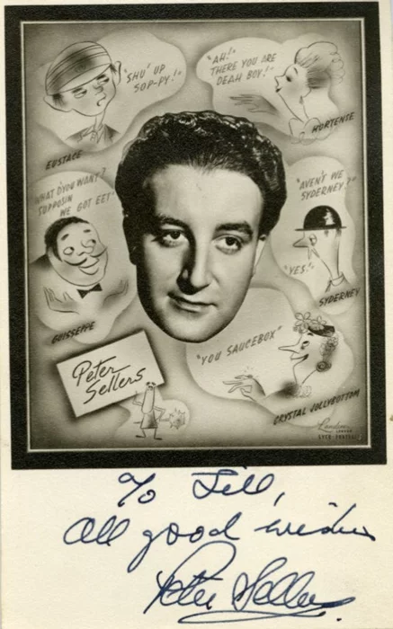 Peter Sellers autograph