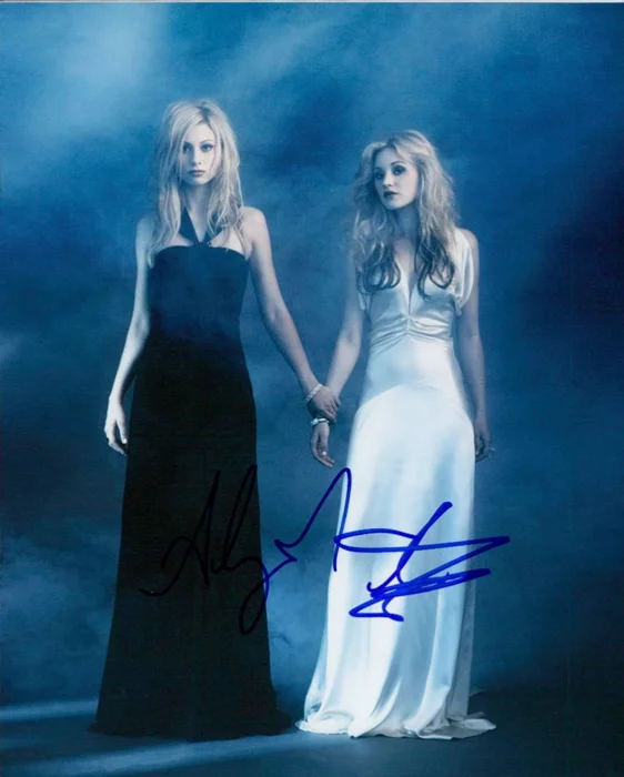 AJ and Aly Michalka autograph