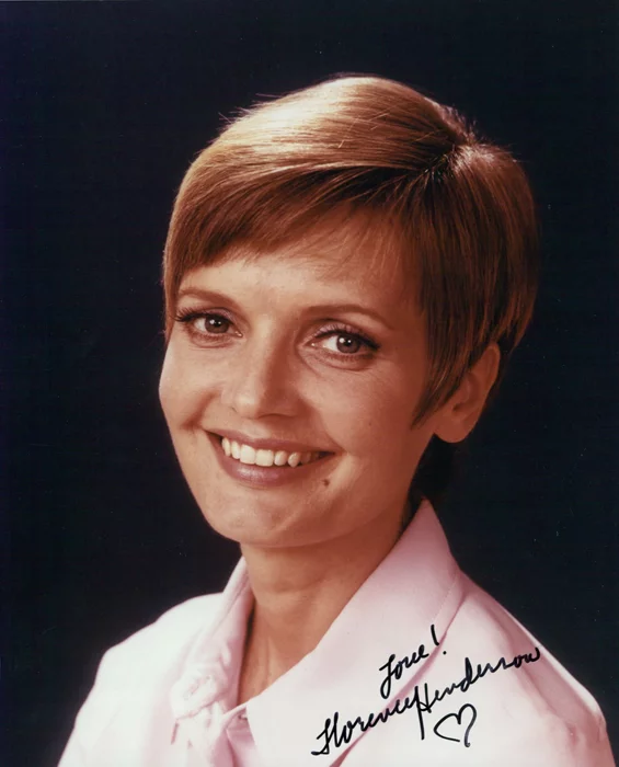 Florence Henderson autograph