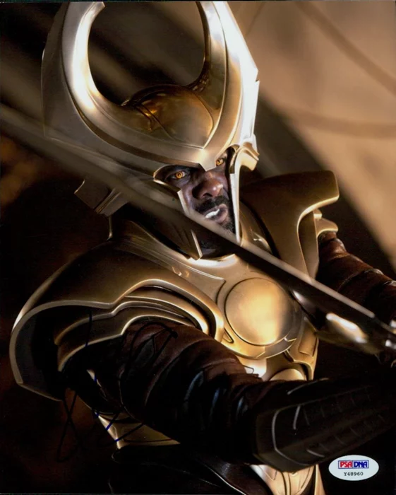 Idris Elba autograph