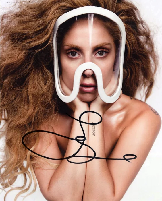 Lady GaGa autograph