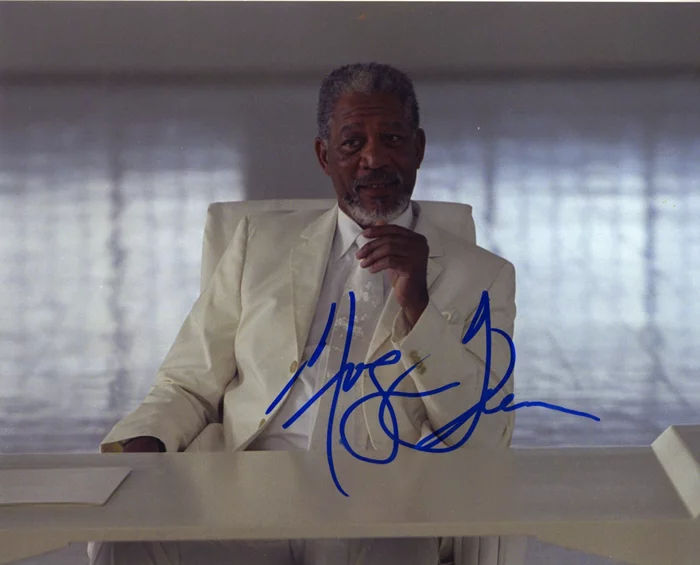 Morgan Freeman autograph