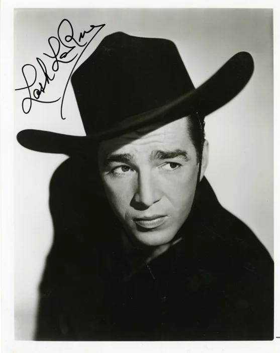 Lash LaRue autograph
