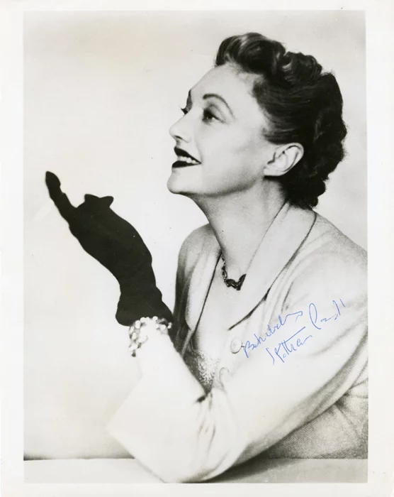 Katharine Cornell autograph