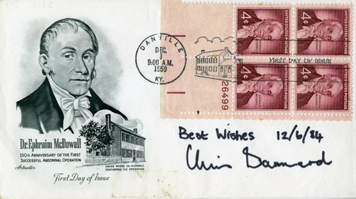 Christian Barnard autograph