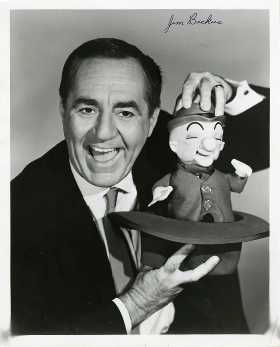 Jim Backus autograph