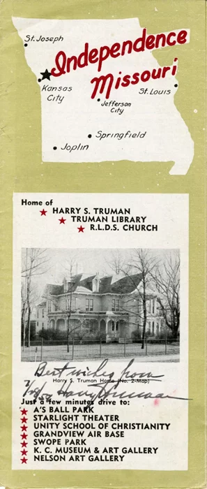Harry S. Truman autograph