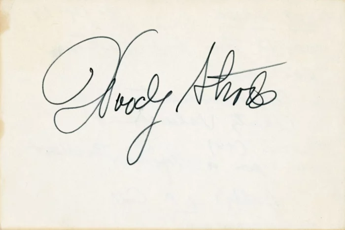 Woody Strode autograph