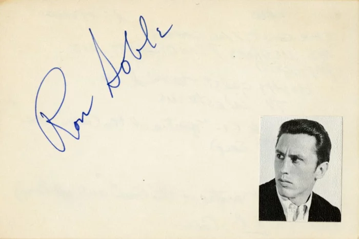 Ron Soble autograph