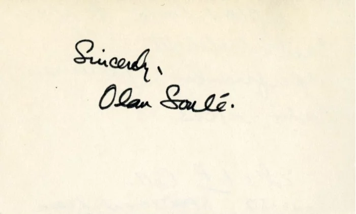 Olan Soule autograph