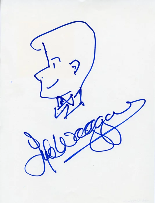 Lyle Waggoner autograph