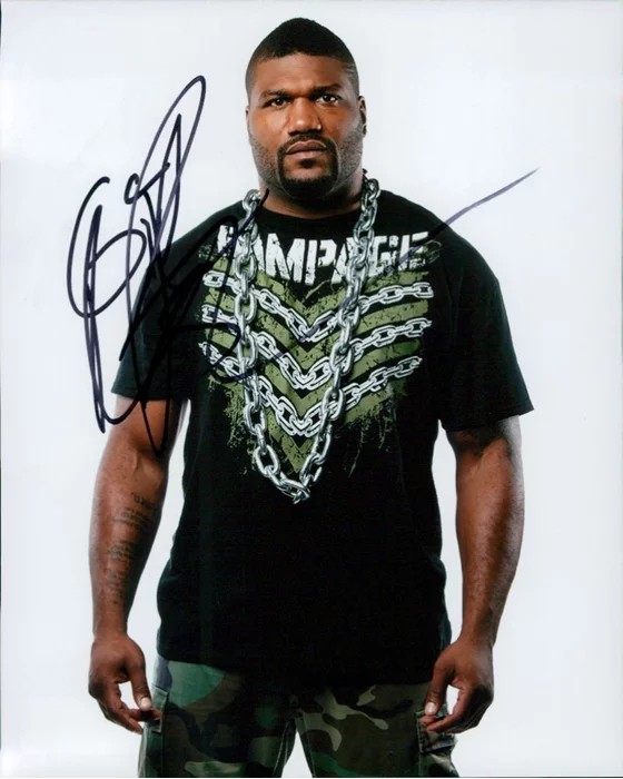 Quinton Jackson autograph