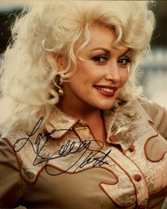 Dolly Parton autograph