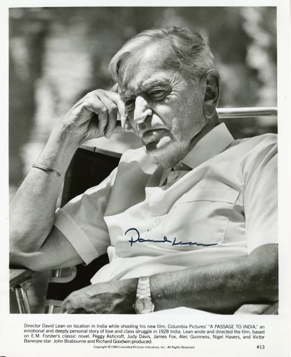 David Lean autograph