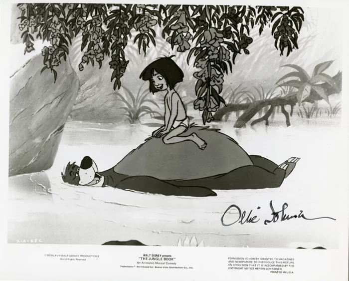 Ollie Johnston autograph