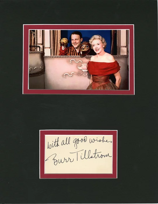 Burr Tillstrom autograph
