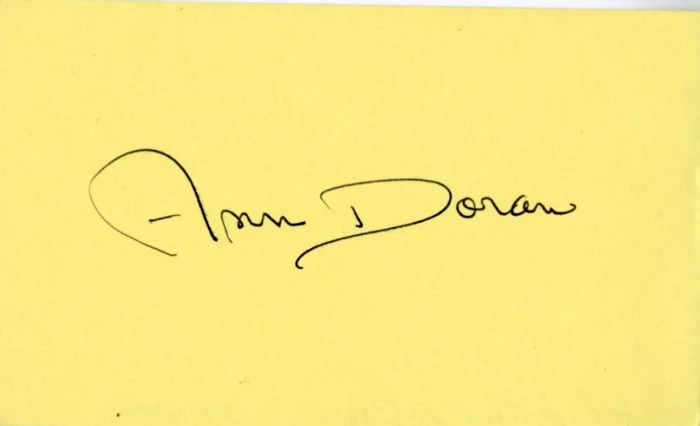 Ann Doran autograph