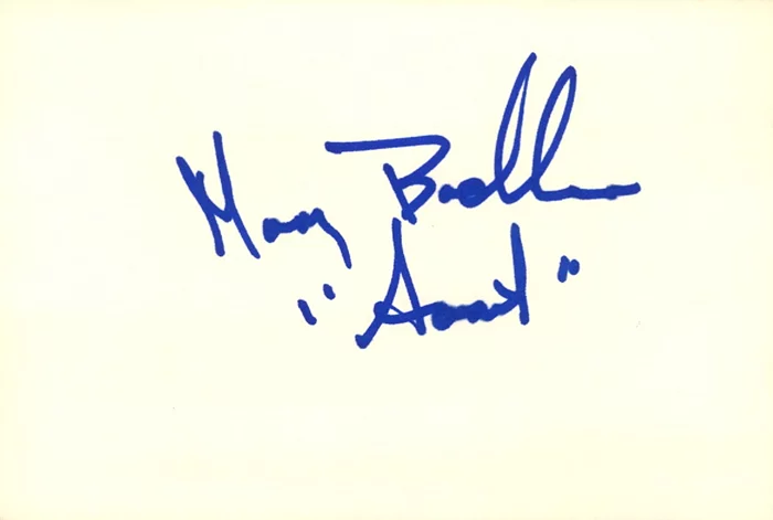 Mary Badham autograph