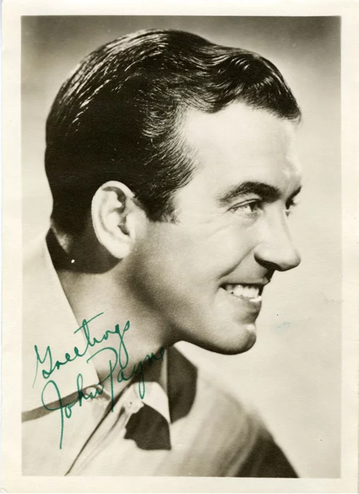 John Payne autograph
