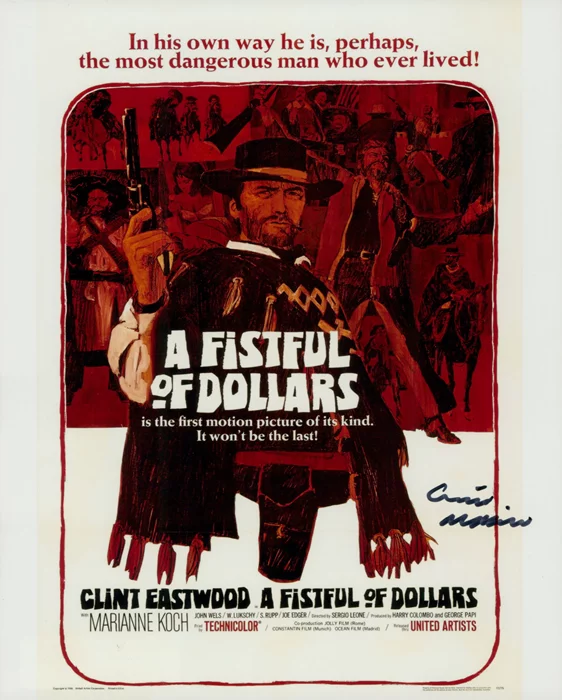 Ennio Morricone autograph