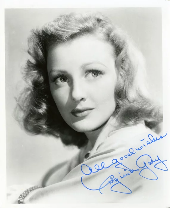 Virginia Grey autograph