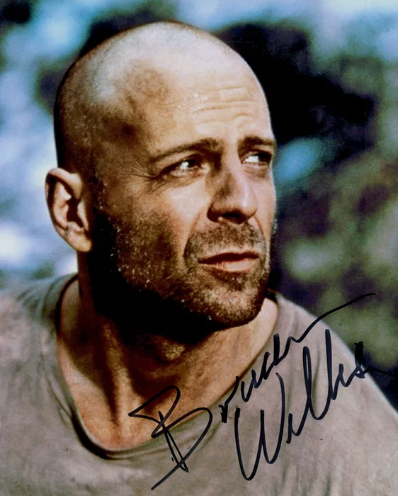 Bruce Willis autograph