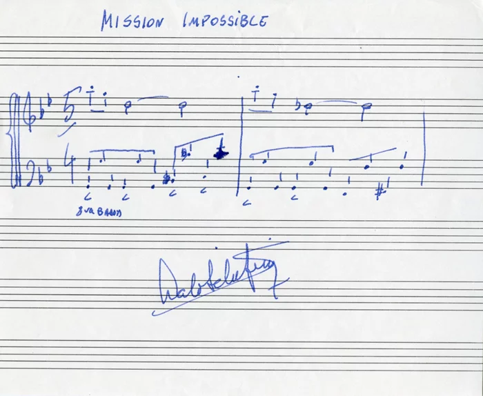 Lalo Schifrin autograph
