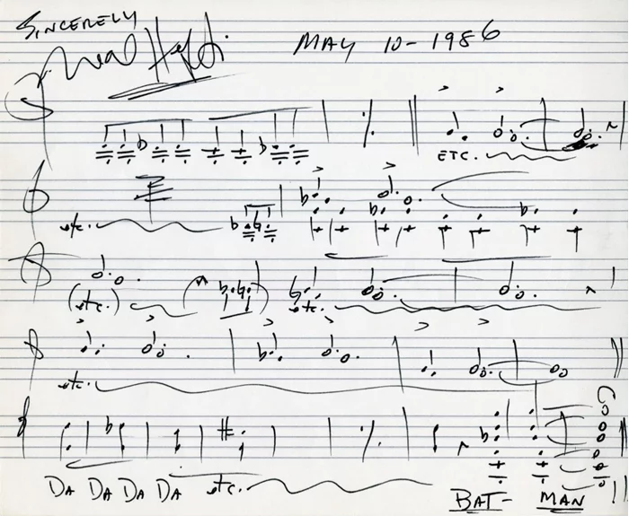 Neal Hefti autograph