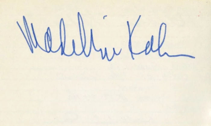 Madeline Kahn autograph
