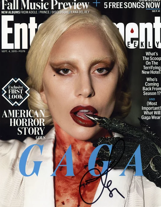Lady GaGa autograph