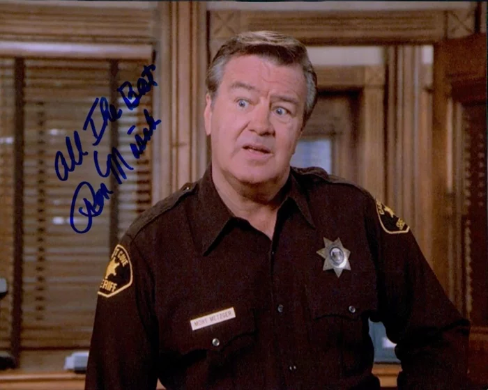 Ron Masak autograph