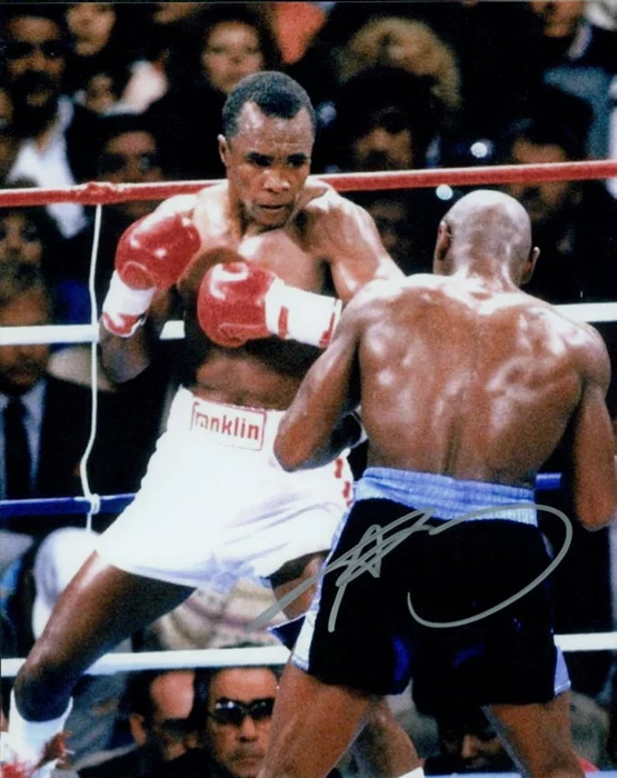 Sugar Ray Leonard autograph