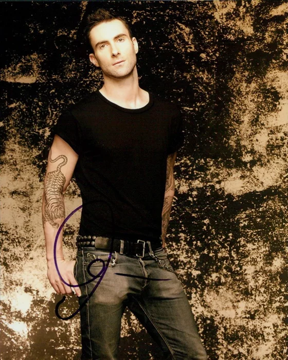 Adam Levine autograph