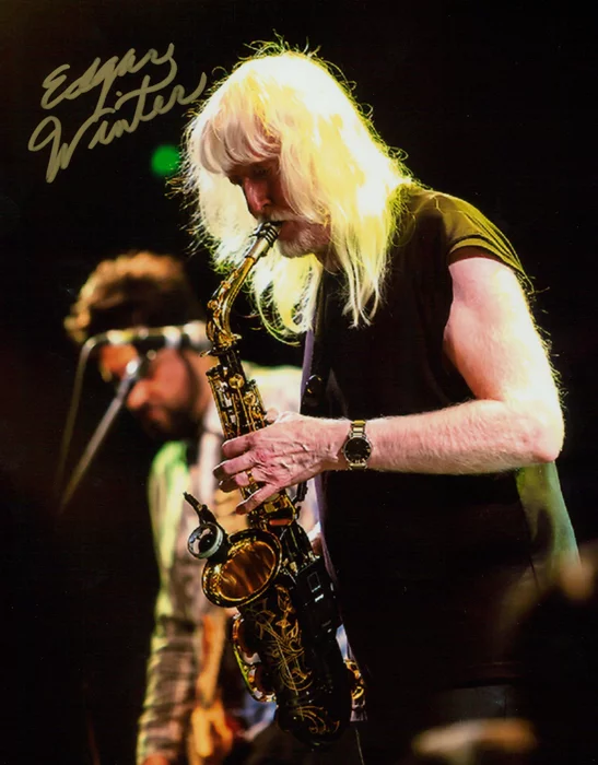 Edgar Winter autograph