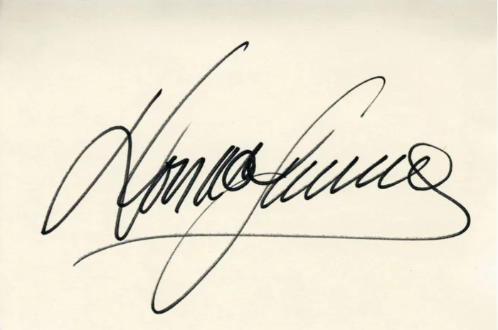 Donna Summer autograph