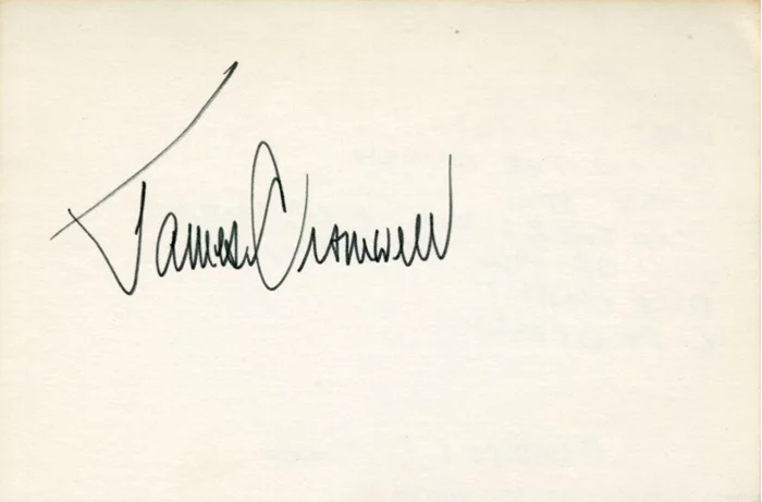 James Cromwell autograph