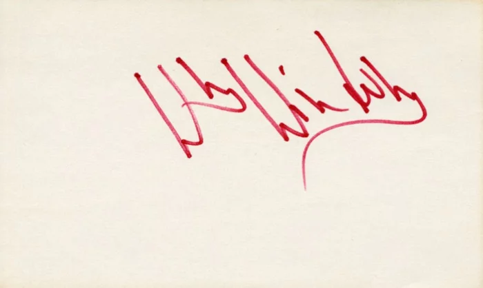 William Windom autograph