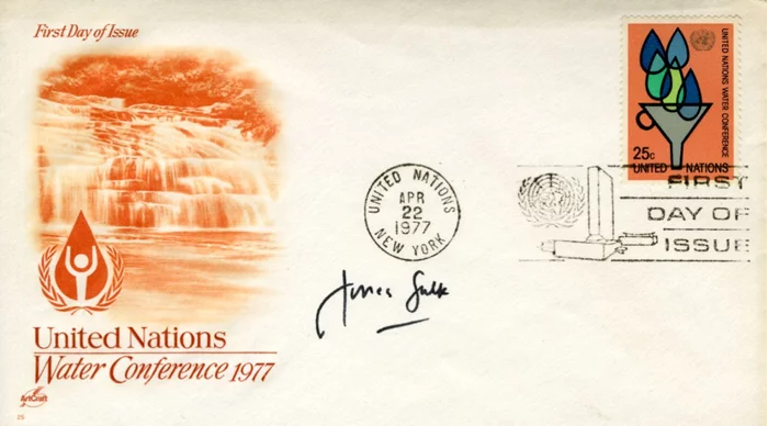 Jonas Salk autograph