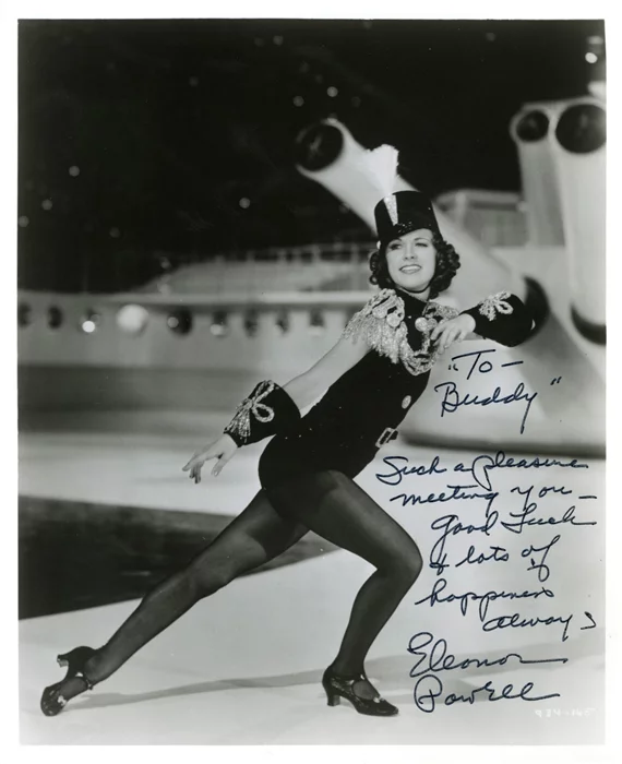 Eleanor Powell autograph