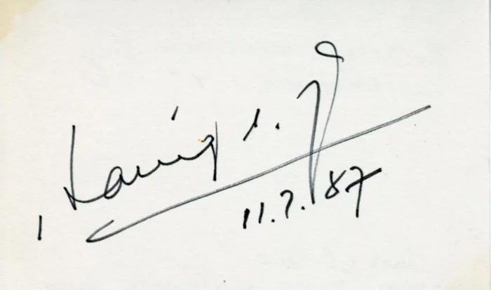 Haing S. Ngor autograph