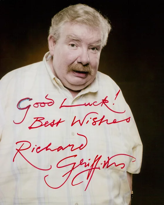 Richard Griffiths autograph