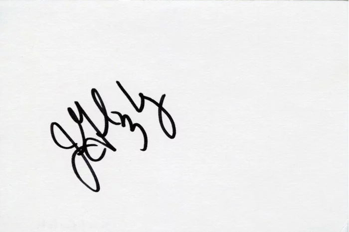 Janet Jones-Gretzky autograph