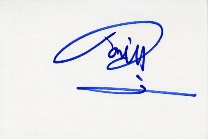 Barry Gibb autograph