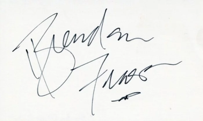 Brendan Fraser autograph
