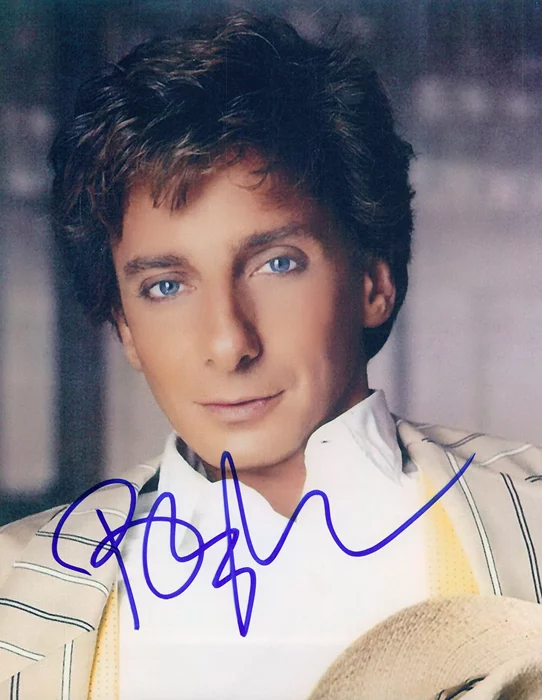 Barry Manilow autograph