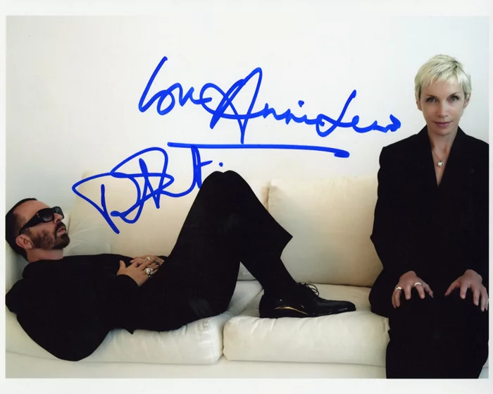 The Eurythmics autograph